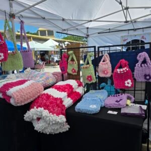 Handknitted Blankets, Scarves & Fiber Art